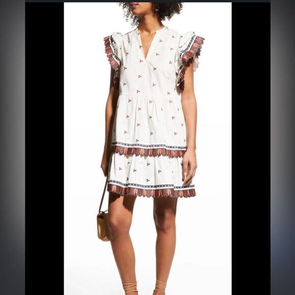 Marie Oliver Dresses & Skirts - Marie Oliver Gia Embroidered Dress Size Small